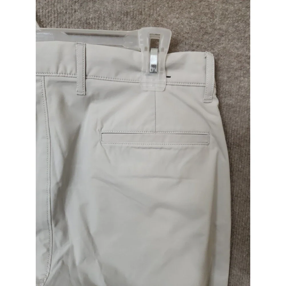 J Crew Slim-fit Tech Chino Pants Mens 30x32 Light Gray Flex Stretch Lightweight